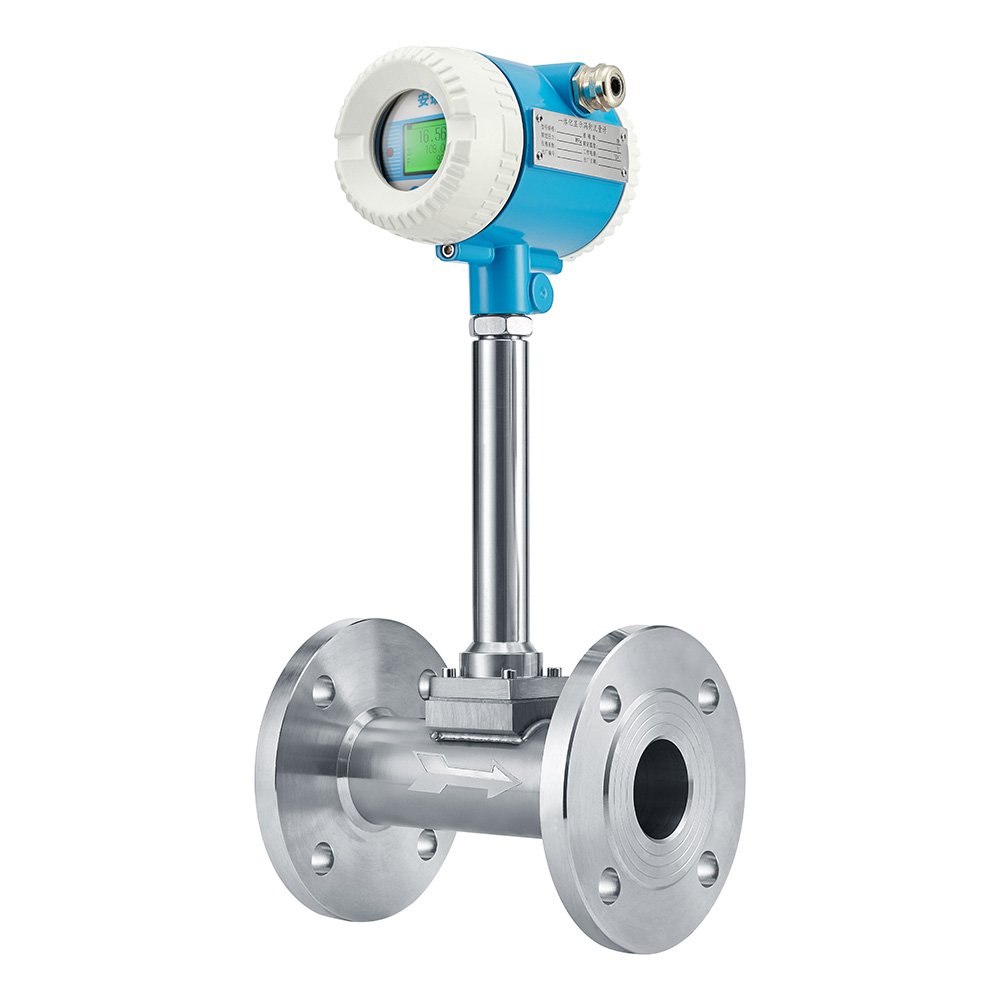 DN100 Pn16 Steam vortex Flow Meter Liquid Digital Nitrogen Gas Flow Meter Rotameter Steam Vortex Flowmeter