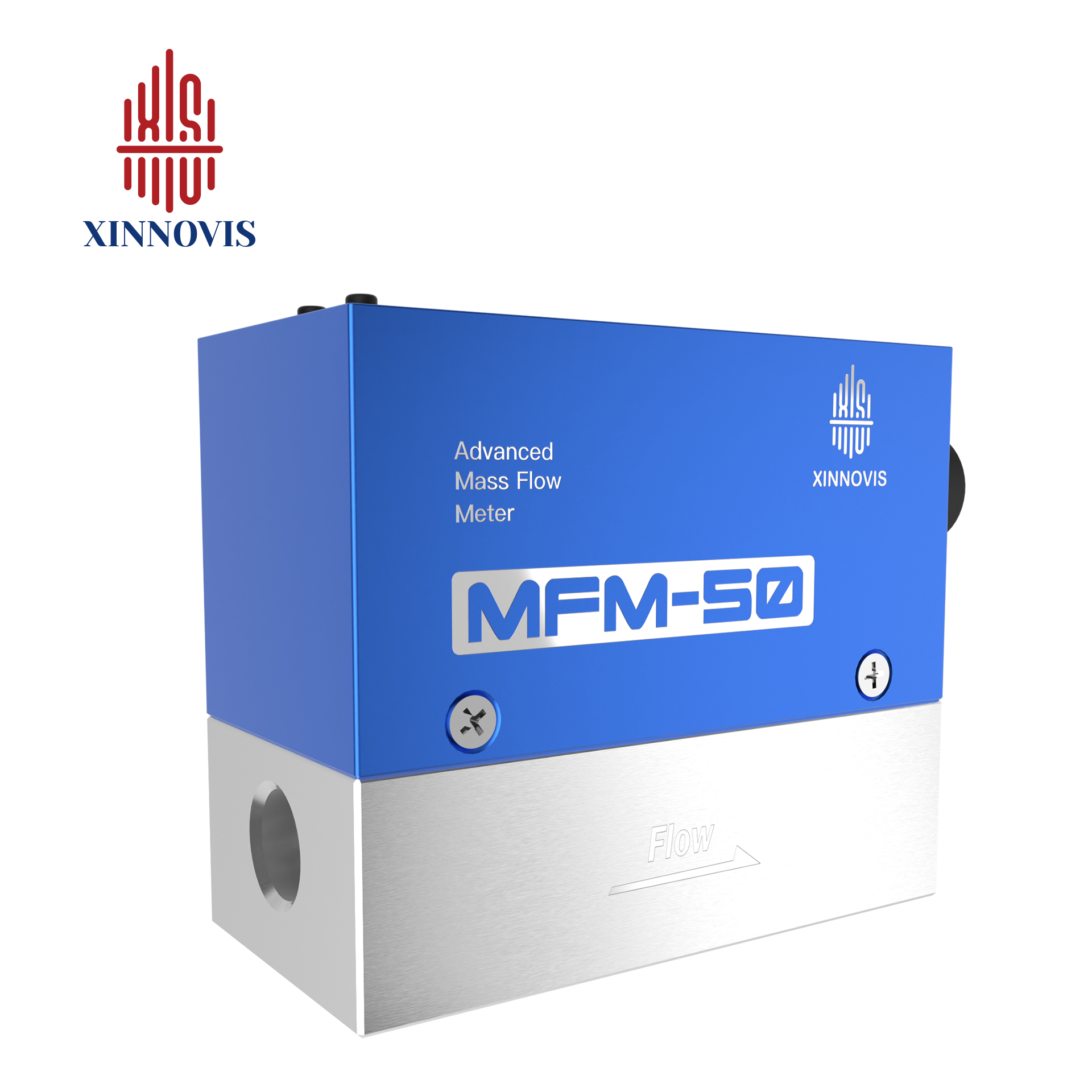 0.01 ~ 1000 L/min Oxygen Flow Meter Xinnovis Factory High-Accuracy Explosion-proof Portable Gas Mass Flow Meter RS485/4~20mA OEM