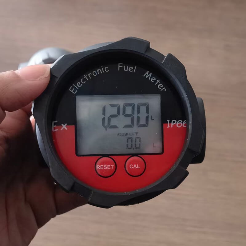 1 Inch Size Plastic Waterproof Explosion-Proof Corrosion Resistant Fuel Diesel Water Gasoline Turbine Flow Meter