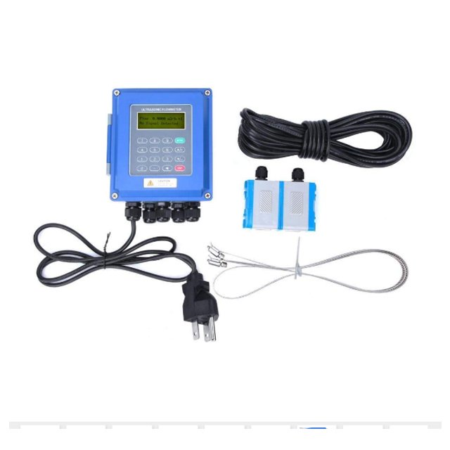 Yheng TUF-2000B Wall Mounted Clamp on Ultrasonic Heat Flowmeter RS485 MODBUS Digital Water Liquid Flow Meter TS-2 TM-1 TL-1
