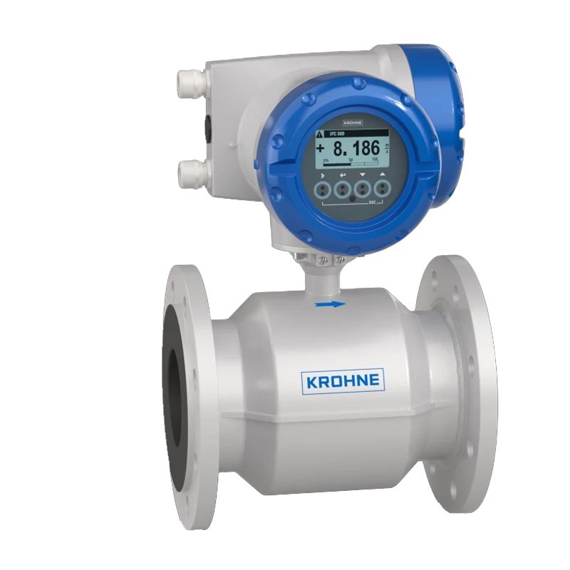 KROHNE OptiFlux 1100 Electromagnetic Flow Meter Clamp-on 4-20mA For Water Wastewater Chemicals Process Customized OEM Support