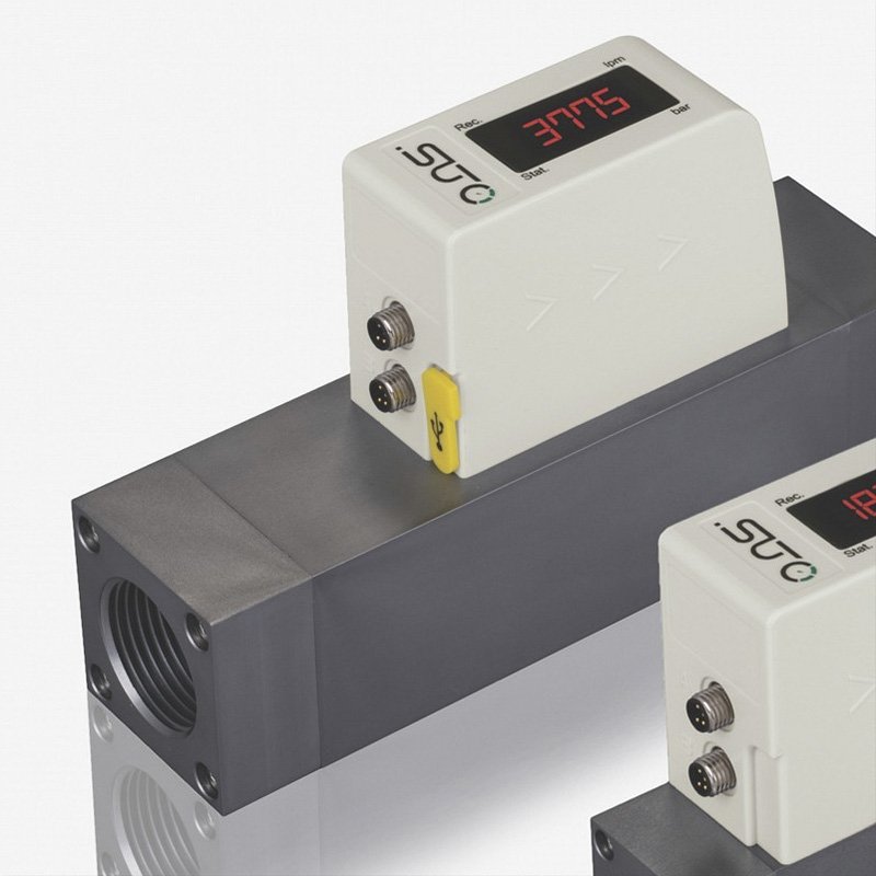 SUTO S418-V Compact Thermal Mass Flow Meter Inline Pro-Conditioner Sensor for Vacuum Applications