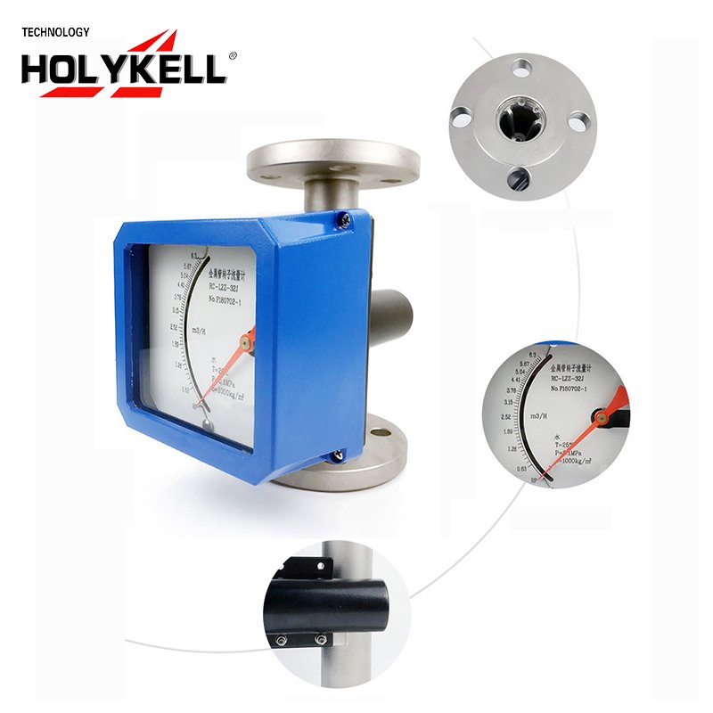 Holykell China Supplier Metal Tube Flow Meter Rota Flow Meter Rotameter Flowmeter
