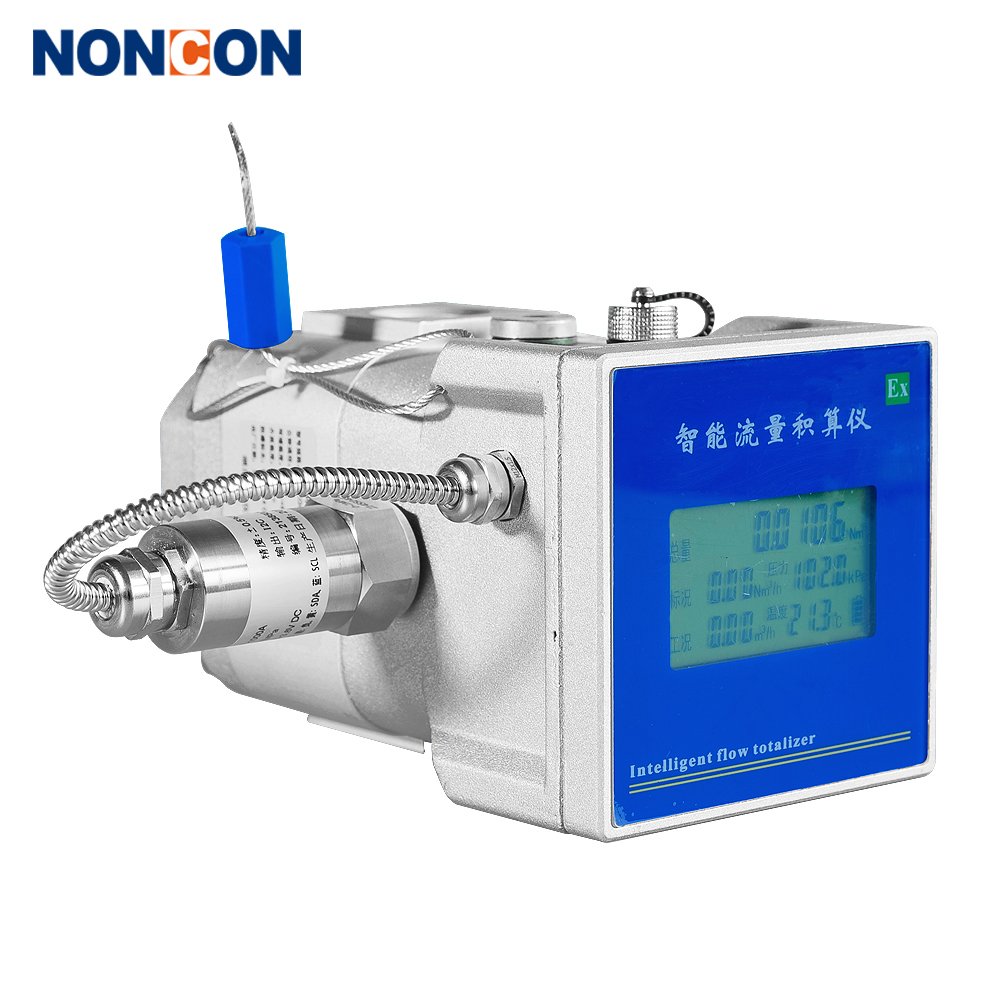 Intelligent lpg Gas Small Roots Flow Meter DN15~DN25 Nitrogen Natural Gas Regulator with Flow Meter Roots Flow Meter