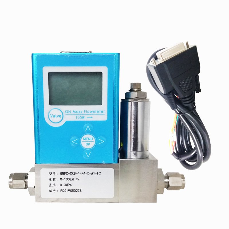 Factory Gas Mass Flow Meter With Controller for Semiconductor Vacuum Coating Photovoltaic Industry