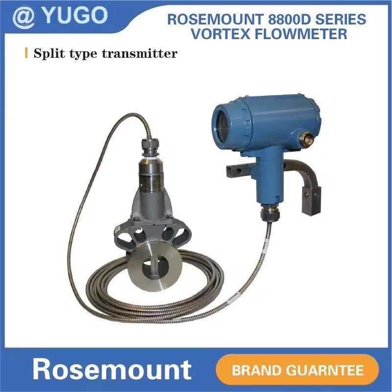 100% original Rosemounte 8800D DN80 8600D Measure liquid vapor gas Seismic Vortex flowmeter Various working conditions 3 inches