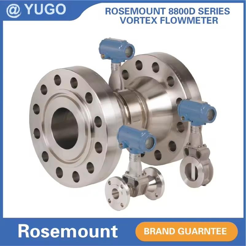 100% original Rosemounte 8800D DN80 8600D Measure liquid vapor gas Seismic Vortex flowmeter Various working conditions 3 inches