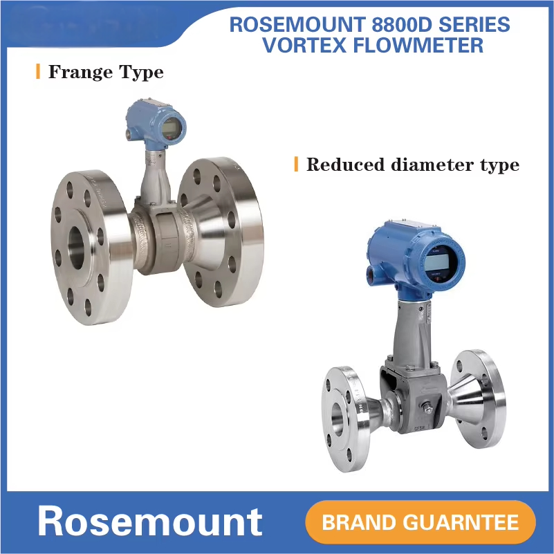 High Quality 100% Original Vortex Flowmeter 8800DF020S DN50 For Measure The Volumetric Flow Rate Of Gaseous Liquid Vapors