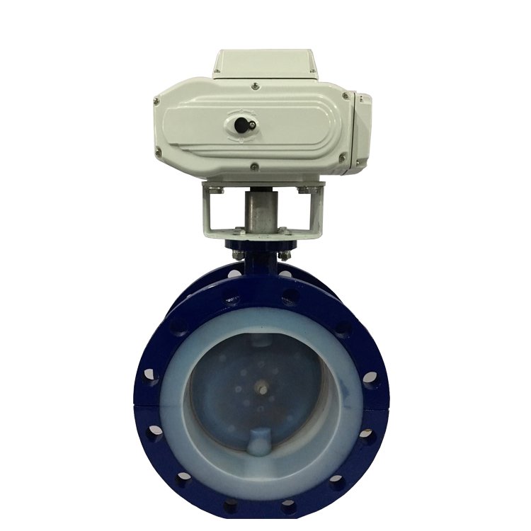 Durable Automatic PTFE Seal Electric Flange Butterfly Valve Cast Iron High Temperature General Purpose Water Valve