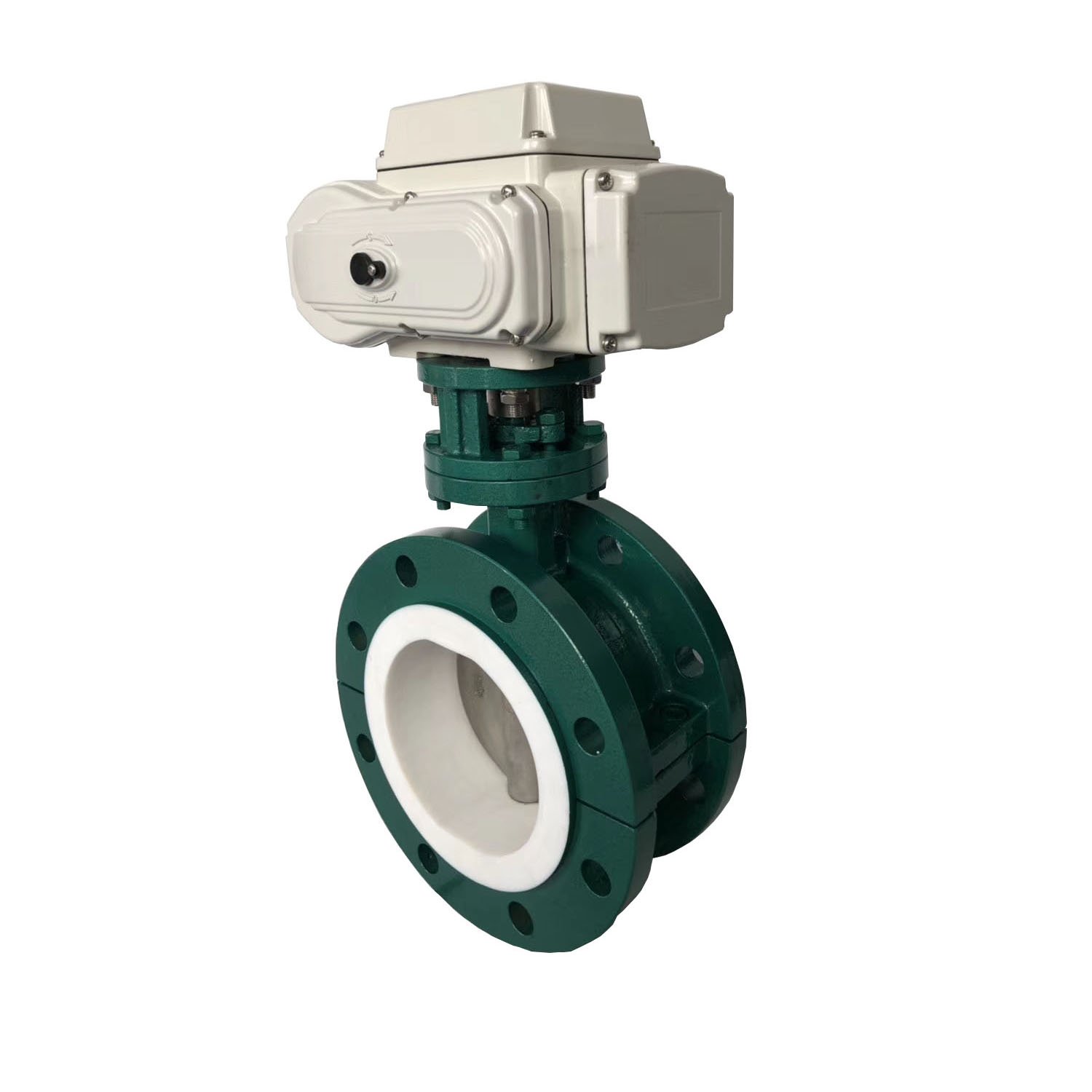 Durable Automatic PTFE Seal Electric Flange Butterfly Valve Cast Iron High Temperature General Purpose Water Valve