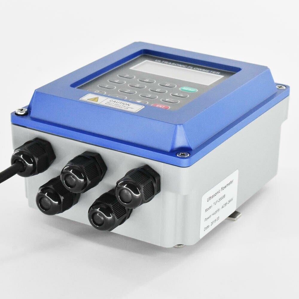 OEM DN30-DN6000 No-contact Flow Rate Measuring Clamp on Ultrasonic Flow Meter Digital Wall Mounted Ultrasonic Water Flowmeter