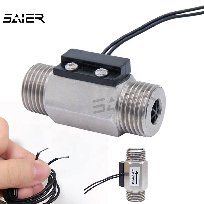 Direct Factory G 1/2" Stainless Steel Material Magnetic Flow Switch Water Flow Switch Flow Meters for Water Dispenser