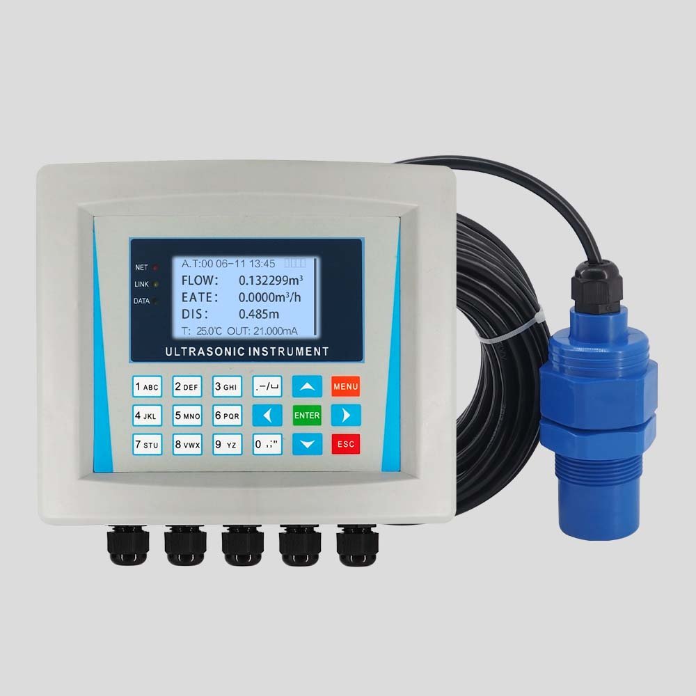 Yunyi Custom OEM Ultrasonic Flow Meter Open Channel Multi-Parameter Water Analysis Solution Gas Oil Air Medium Plastic Material