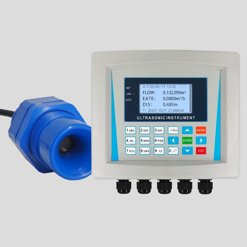 Yunyi Custom OEM Ultrasonic Flow Meter Open Channel Multi-Parameter Water Analysis Solution Gas Oil Air Medium Plastic Material
