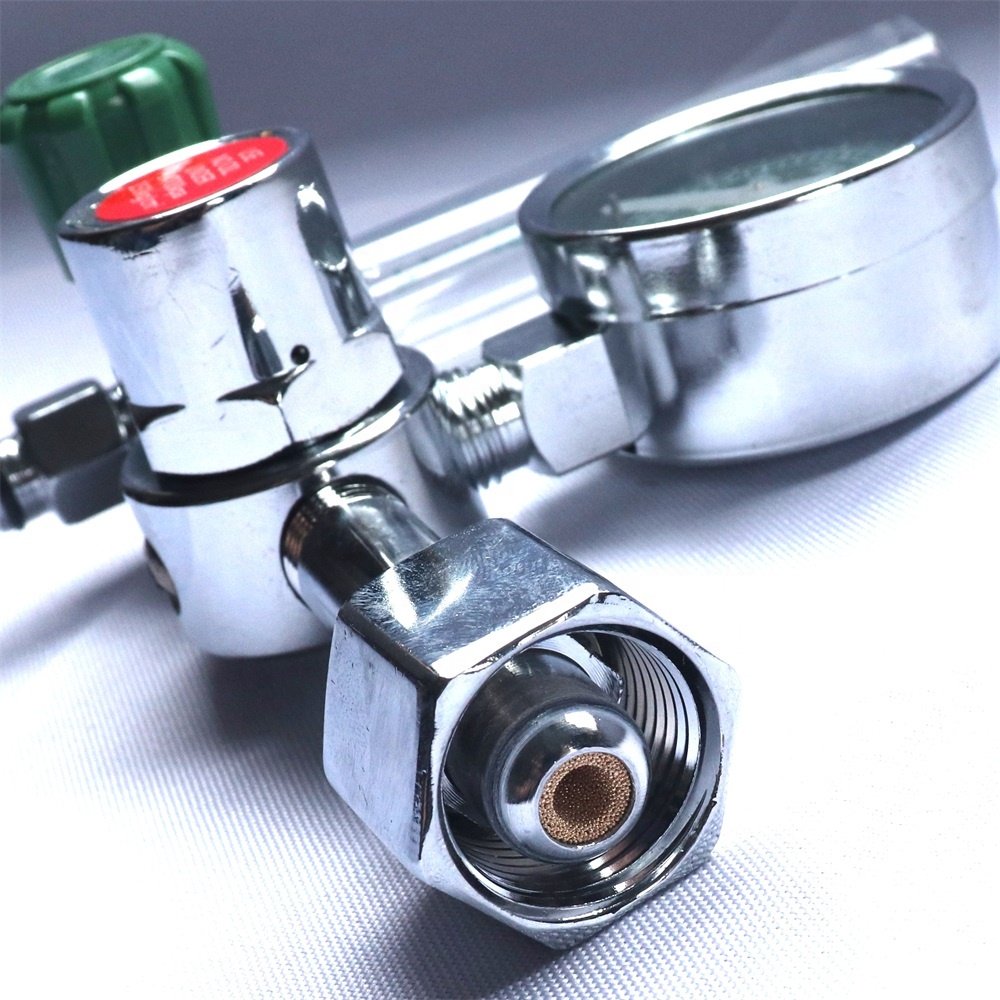 Cheap Medical Oxygen Regulator ,Oxygen Flow Meter Regulator , Oxygen Pressure Gauge for Cylinder Carbon OEM Customized