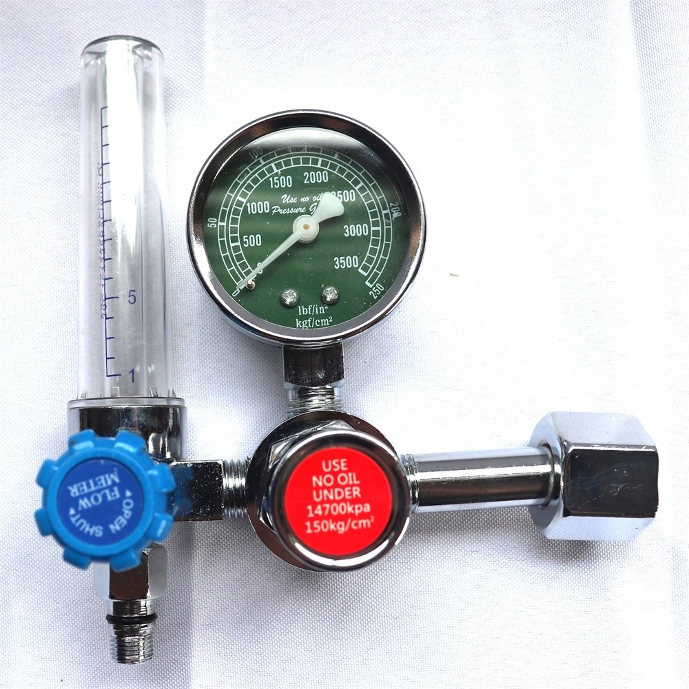 Cheap Medical Oxygen Regulator ,Oxygen Flow Meter Regulator , Oxygen Pressure Gauge for Cylinder Carbon OEM Customized