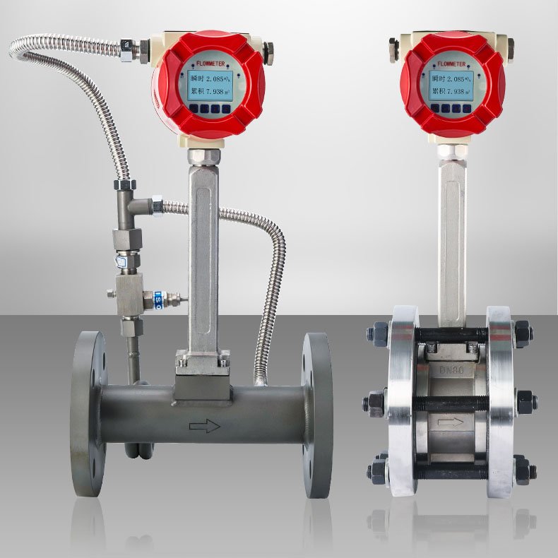 Digital Steam Vortex Air Flow Meter Price Intelligent Steam Compressed air High-precision Gas Count Display Flowmeter