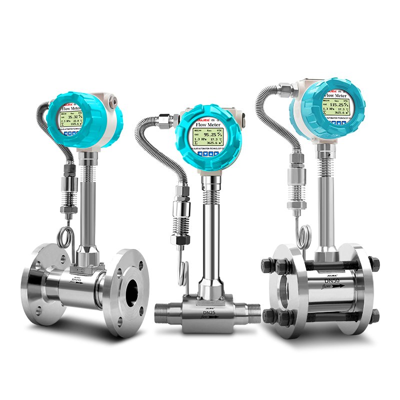 Vortex Flowmeter DN100 Steam Flow Meter Digital Gas Flow Meter 4-20mA Output for CO Gas