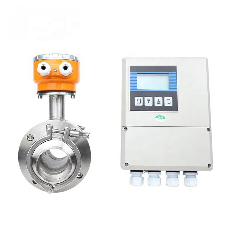 1.5 Inch Flowmeter Small Food Grade Liquid for Milk Beer Draft Beer Glass Beer Electromagnetic Flow Sensor Meter Low Price