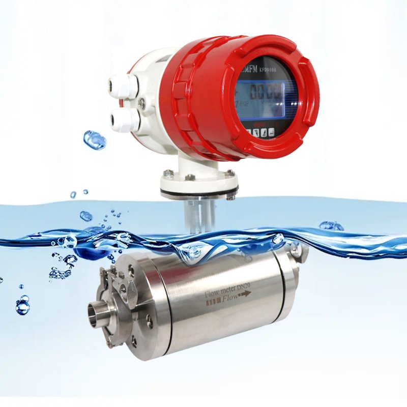 SS304 Stainless Steel Water Flow Meter Electromagnetic Flowmeter