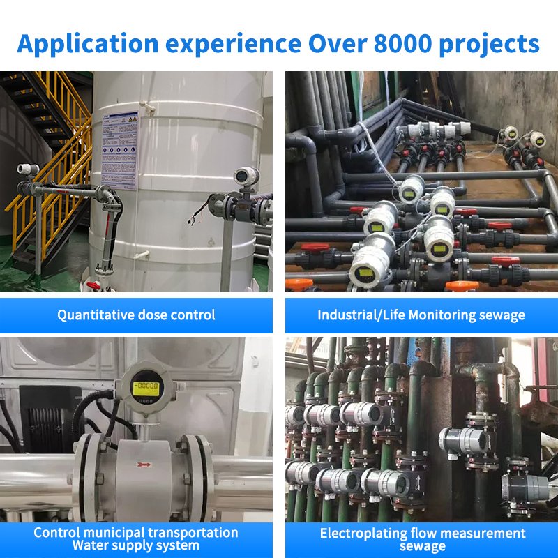 SS304 Stainless Steel Water Flow Meter Electromagnetic Flowmeter