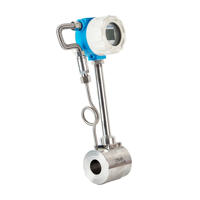 JIANT SS304/SS316 Split LCD Digital Gas Meter Compressed air Vortex Flowmeter