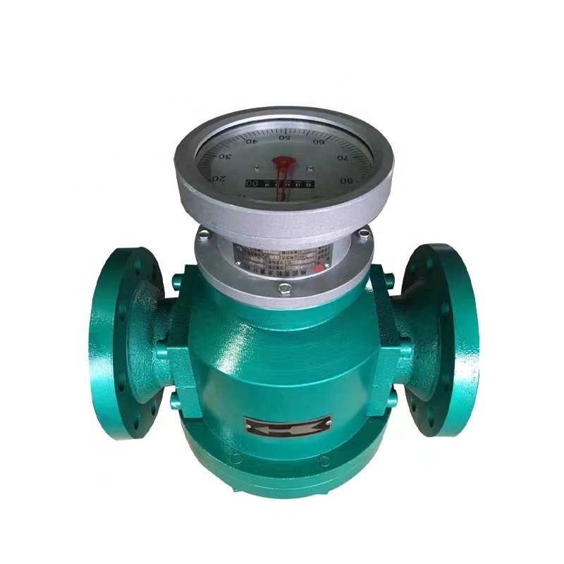 Kaifeng Industrial Digital 1'' 4-20ma Heavy Oil Diesel Fuel Mechanical Oval Gear Flow Meter