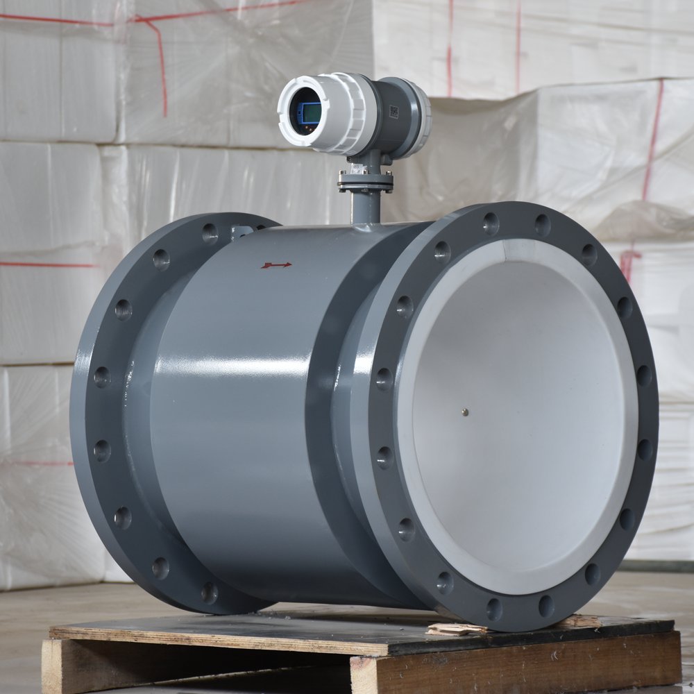 4-20mA Pulse Liquid 50 Caudalimetro 8 Inch LCD Magnetic Flowmeter Water Medidor De Flujo De Agua DN25 Electromagnetic Flow Meter