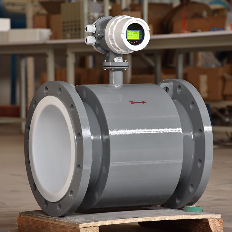 4-20mA Pulse Liquid 50 Caudalimetro 8 Inch LCD Magnetic Flowmeter Water Medidor De Flujo De Agua DN25 Electromagnetic Flow Meter