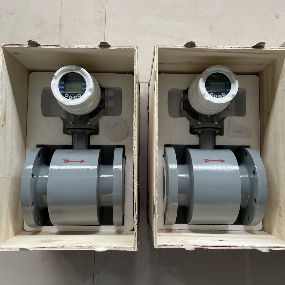 4-20mA Pulse Liquid 50 Caudalimetro 8 Inch LCD Magnetic Flowmeter Water Medidor De Flujo De Agua DN25 Electromagnetic Flow Meter