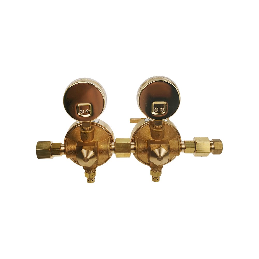 High Quality N2 Gas Pressure Reducer Brass Material Oxygen Cylinder Regulator with Flow Meter