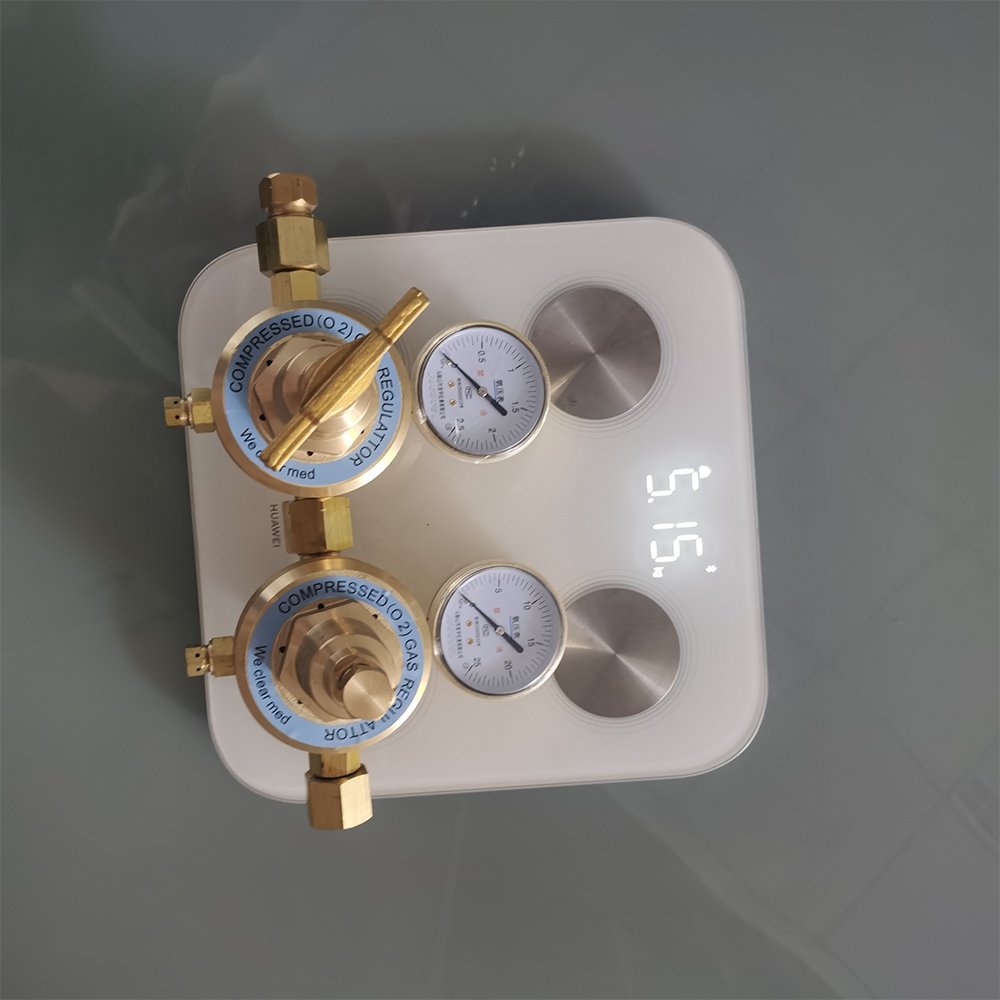 High Quality N2 Gas Pressure Reducer Brass Material Oxygen Cylinder Regulator with Flow Meter