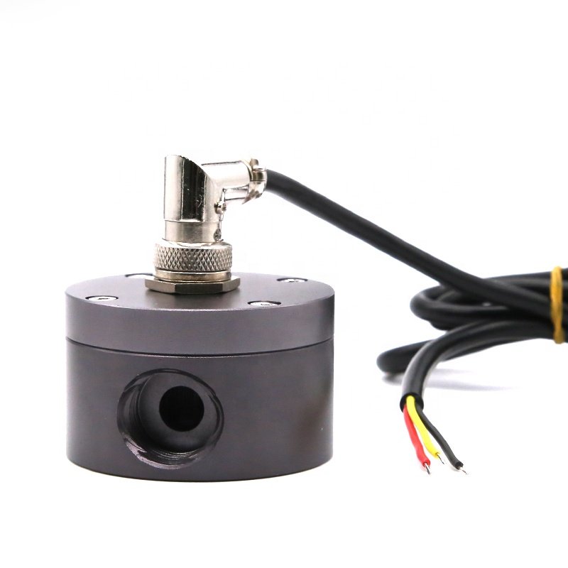 DIJIANG Flow Sensor OFZAT Oval Gear SS Shaft Liquid Oil Petrol Milk Water Fuel Flowmeter Aluminum 3/8 1/2 1/4 Female Female Port