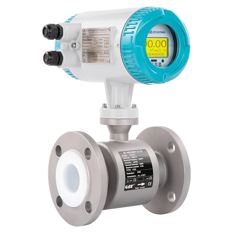 DN80 RS485 Industry Magnetic Beer Flowmeter Stainless Steel Flow Meter