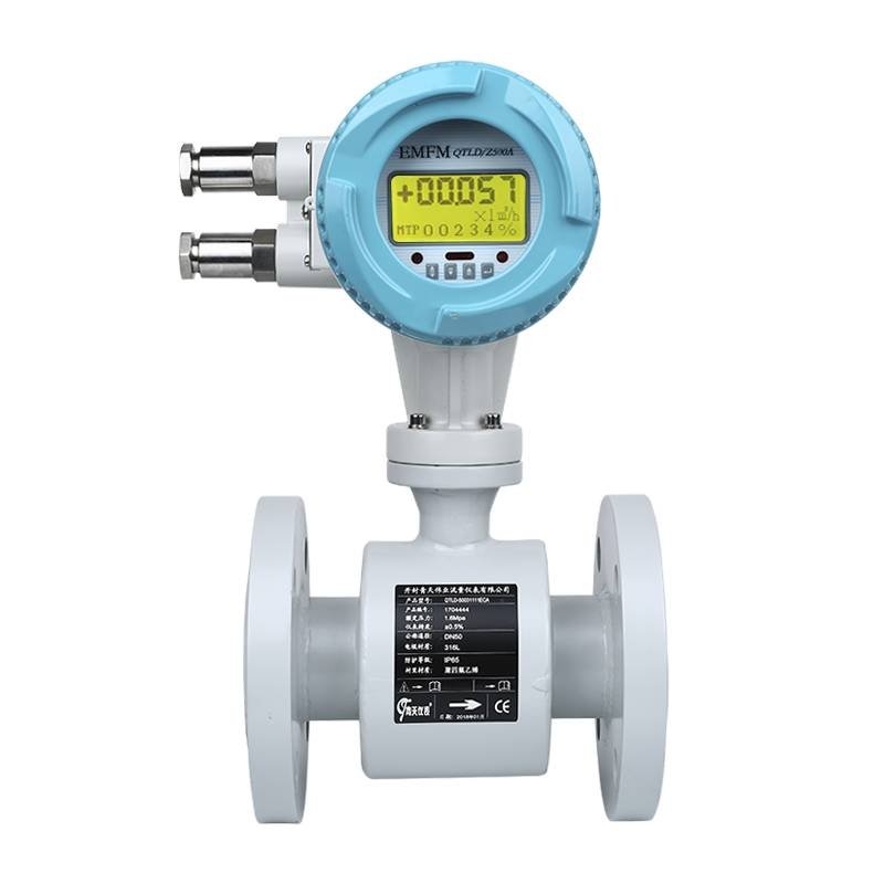 DN80 RS485 Industry Magnetic Beer Flowmeter Stainless Steel Flow Meter