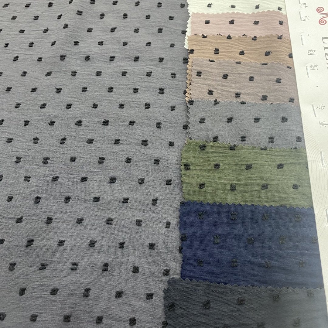100% Polyester Islamic Style Crepe Air Flow BLACK DOBBY CEY Airflow Fabric