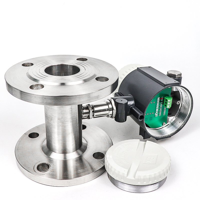 DN50 304 Stainless Steel Turbine Flow Meter 4-20mA RS485 signal Out Water Fuel Liquid Flow Meter 24VDC Power Supply
