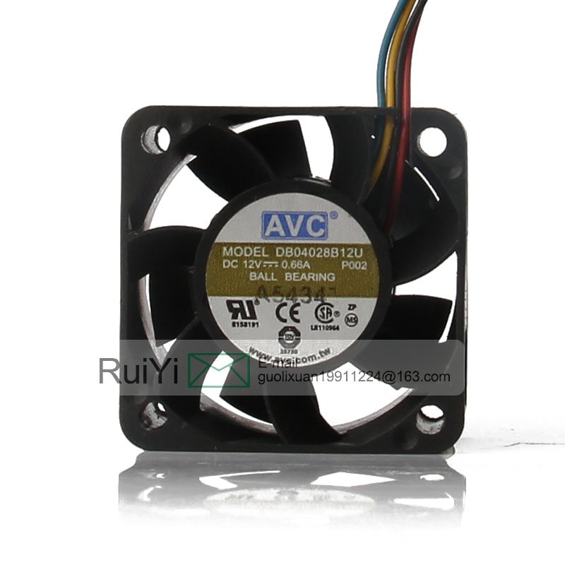DB04028B12U New Original 4028 40x40x28mm 12V 0.66A Server Fan High air Volume 4CM4 Line Chillmax Go Axial Flow Cooling Fan