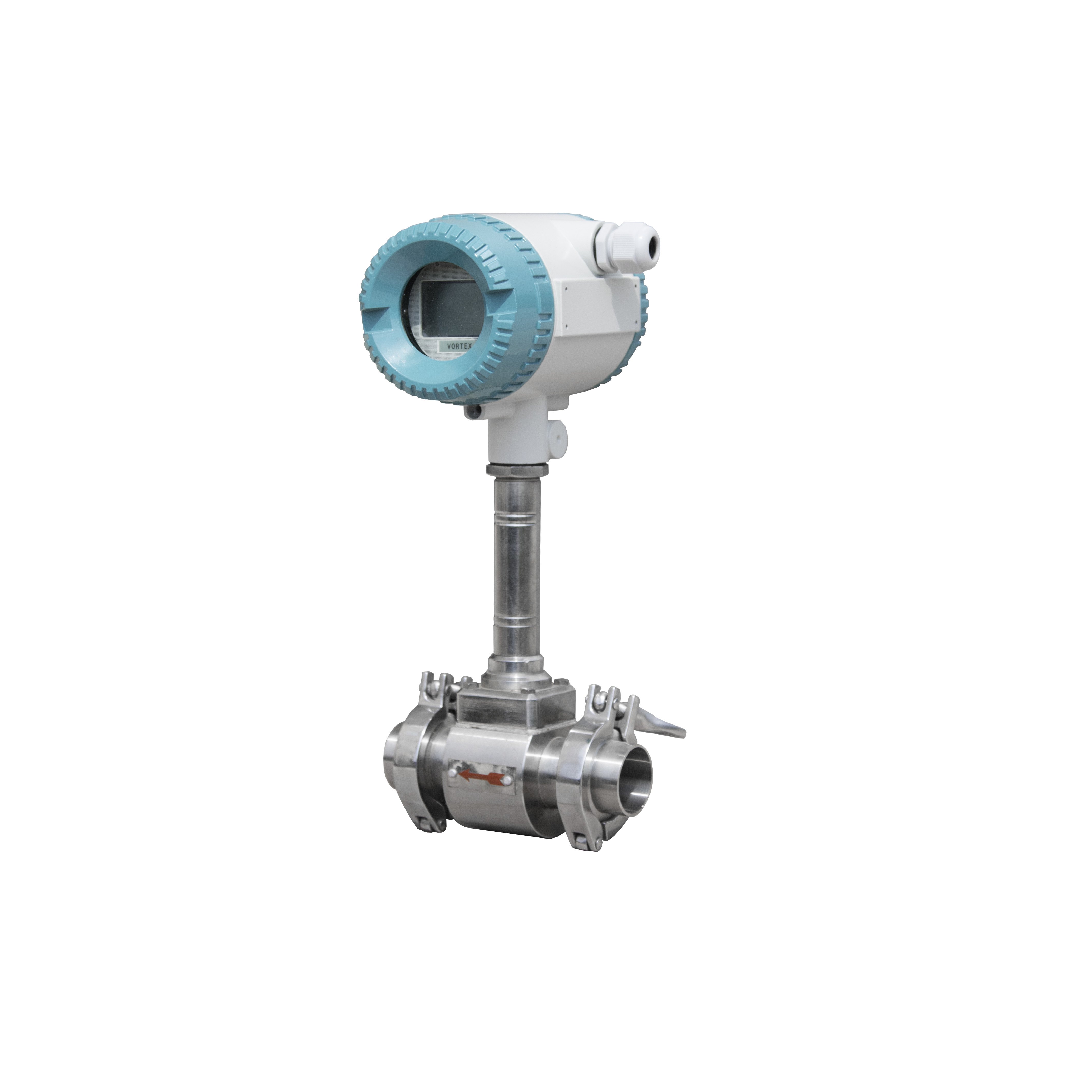 High Precision 1.0% Steam Flowmeter High Temperature Hart Communication air Steam vortex Flow Meter