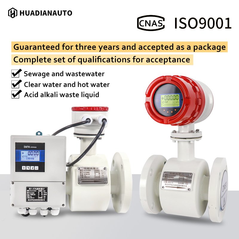 River Milk Micro Electromagnetic Flowmeter Sensor Liquid Control Magnetic Digital Water Flow Meter