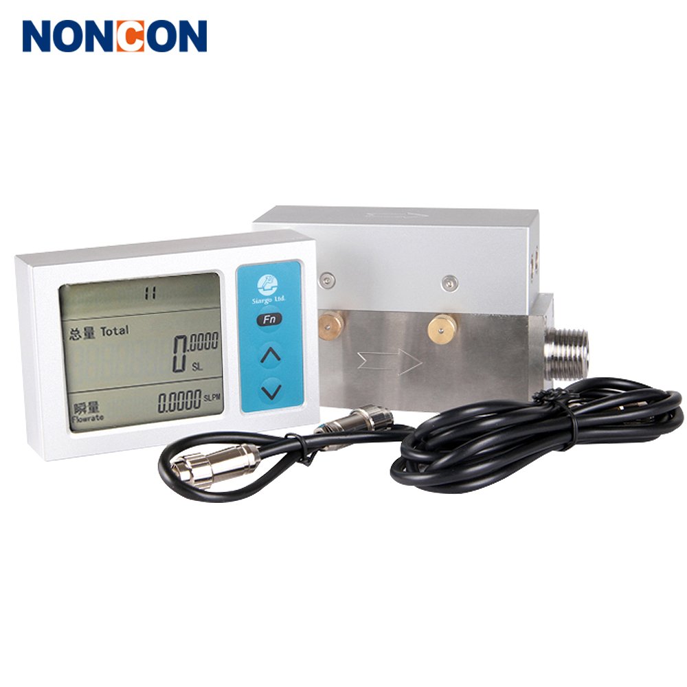 MF5600 Detachable Display Hospital Micro Oxygen System Gas Mass Flow Meter air Nitrogen Oxygen Medical Flowmeter
