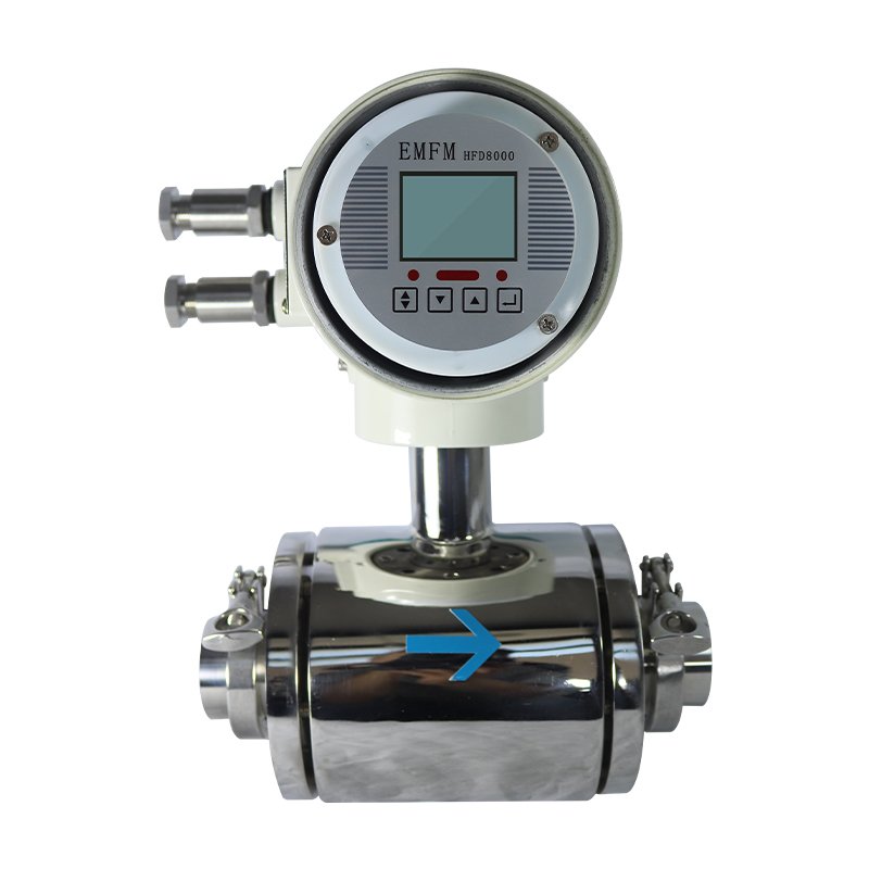 Electromagnetic Clamp-on Flow Meter for Liquids