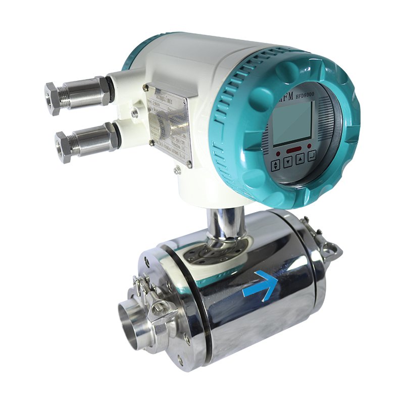 Electromagnetic Clamp-on Flow Meter for Liquids