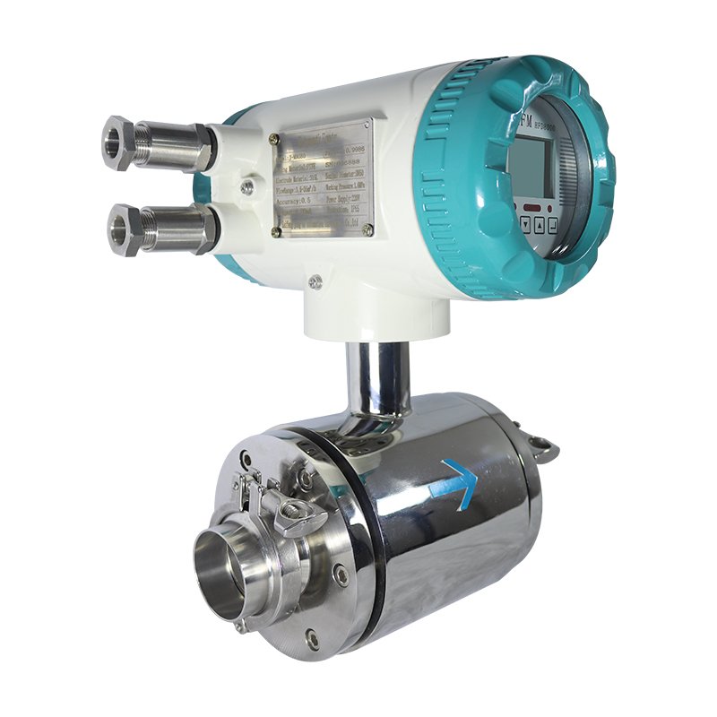 Electromagnetic Clamp-on Flow Meter for Liquids