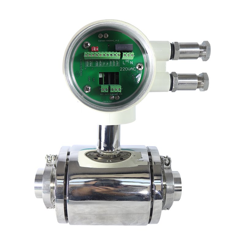 Electromagnetic Clamp-on Flow Meter for Liquids