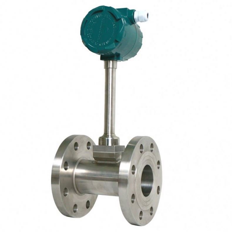 High-precision RS485 Modbus Air Gas Flow Meter Integrated Temperature and Pressure Compensated Vortex Flowmeter