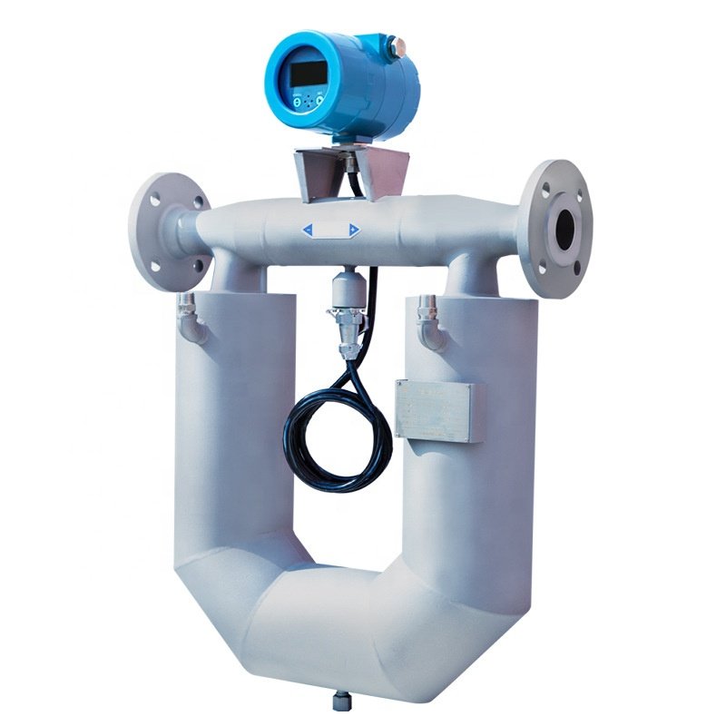 4~20mA RS485 Gas Mass Flowmeter for Water 0.1% High Accuracy KFMH Coriolis Mass Flowmeter