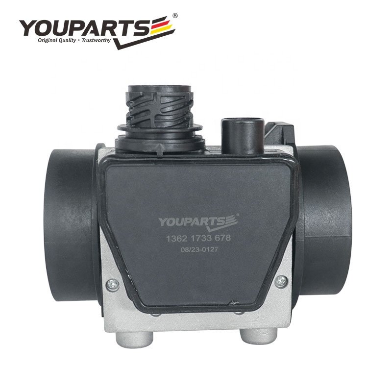 YOUPARTS 13621733678 0280212025 Mass Air Flow Meter MAF Sensor for BMW E36 E34 E32 E31 Black 12 Automotive Parts YOUPARTS BOX