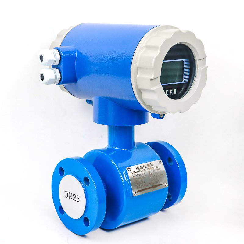 1.5" DN40 Sewage Electromagnetic Flowmeter 4-20mA Hot Water Flow Meter