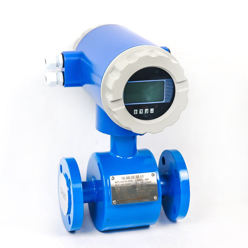 1.5" DN40 Sewage Electromagnetic Flowmeter 4-20mA Hot Water Flow Meter